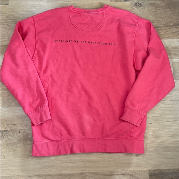 Seaside Coral Crewneck Comfort Colors Sweatshirt Size Medium M - Picture 5 of 6